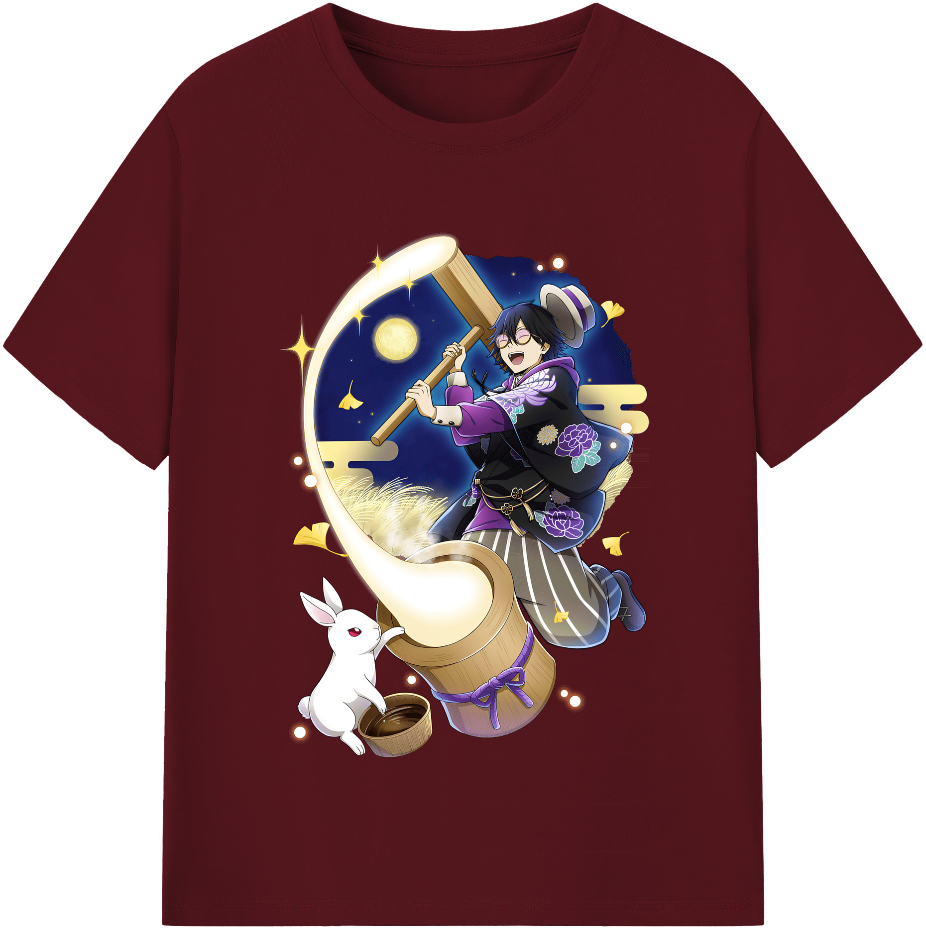 （画像用） 文豪ストレイドッグス Bungo Stray Dogs 綿100％半袖Tシャツ（フロントプリント）